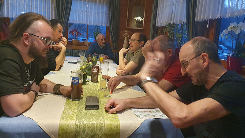 Tisch 2 beim Jahresabschluss 2025